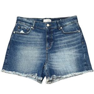 Loft Medium Wash Cut Off Denim Jean Shorts Size 2/26